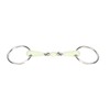 Horse Mouth Bit Stainless Steel Ring Middle Rubber Apple Flavour