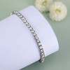 MDFUN Tennis Bracelet 18k White Gold Plated 4.0 Cubic Zirconia