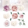 Garneck Blooming Peony Personality Combination Decoration Creative Peony Series Wall