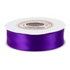 VATIN Double Face Bright Purple Satin Ribbon 1" Continuous 25
