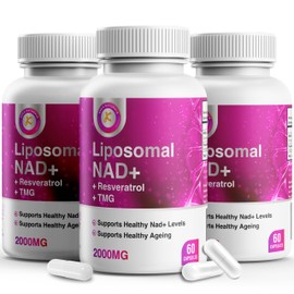NAD Puro  TransResveratrol  TMG  2000mg  Fórmula Avanzada 3 en 1  NAD Resveratrol TMG Supplem                                                         