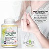 Vitamin D 4000iu - 400 Premium Vitamin D3 Easy-Swallow Micro