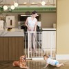 HOOOEN Extra Wide Baby Gate Extra Tall Dog Gate for