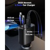 SUPERONE Retractable 4-in-1 Car Charger with Fast Charging