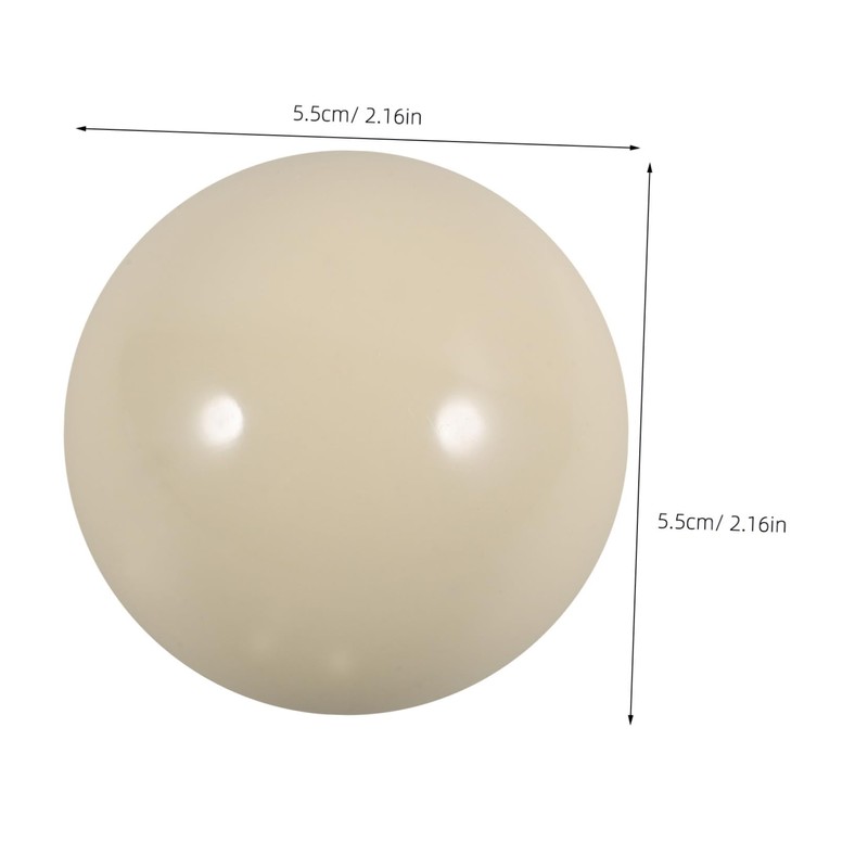 Totority Billiard Training Ball Durable Resin Billiard Cue Ball for