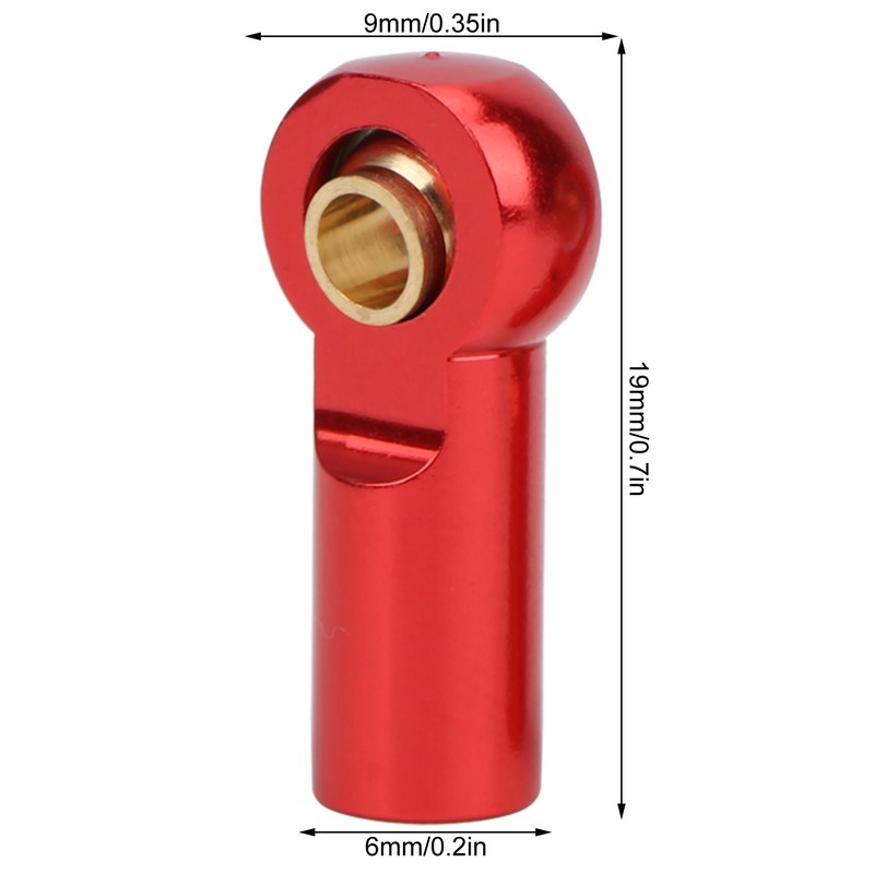 10Pcs RC Car Pull Connecting Rod Metal Ball Joint Accessory