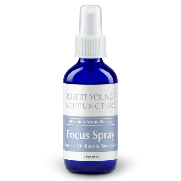 Focus, Energy Boosting Essential Oil Spray | Wake Up & Fight Mental Fatigue | Best Concentration Miracle Aromatherapy Blend for Motivation, Alertness, Focusing, Brain Power, Function, Memory Wellbeing