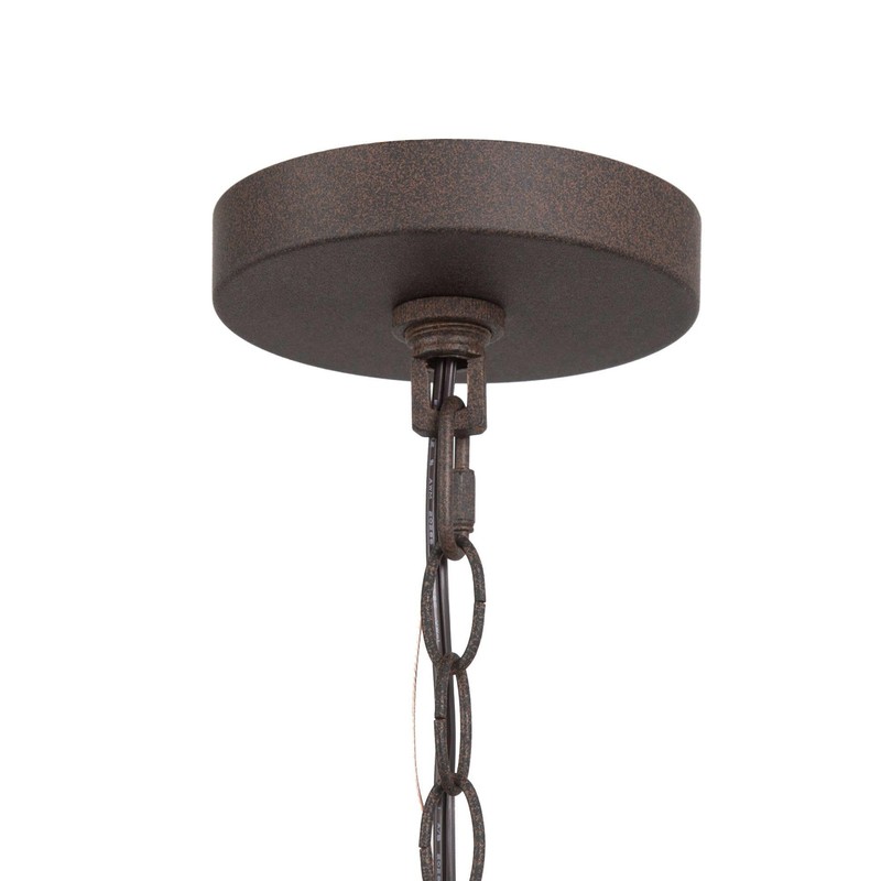 GEPOW Farmhouse Pendant Lights, Distressed Wood Kitchen Pendant Lighting Over