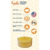 Pure Beeswax Tea Lights - 12 Pack - Handmade Decorative