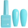 CANNI Esmalte De Uñas De Gel Azul Pastel, 1Pcs Esmalte