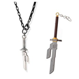 TLSDDTY Toji Fushiguro Prop Necklace Anime Cosplay Weapon Earrings Accessories, Medium, Metal, alloy