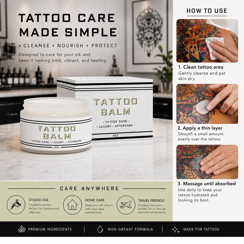 Tattoo Aftercare Moisturizing Gel for Body Art – Color Care