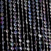 Boshen 2Panels Crystal Beaded Curtain 3FTx6.5FT Door Beads Clear Acrylic