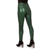Tipsy Elves Women's Dark Green Sequin High Waisted Leggings Size