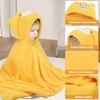 EOGRFW Baby Hooded Towel, 70 x 140 cm, Baby Bath