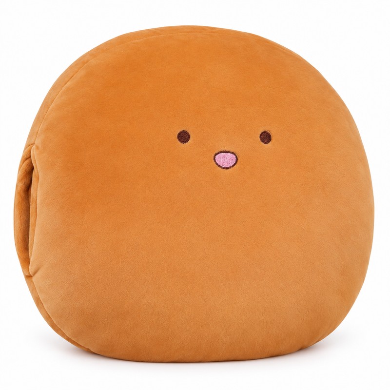 Cartoon Plush Pillow Hand Warmer Cushion for Winter – Soft