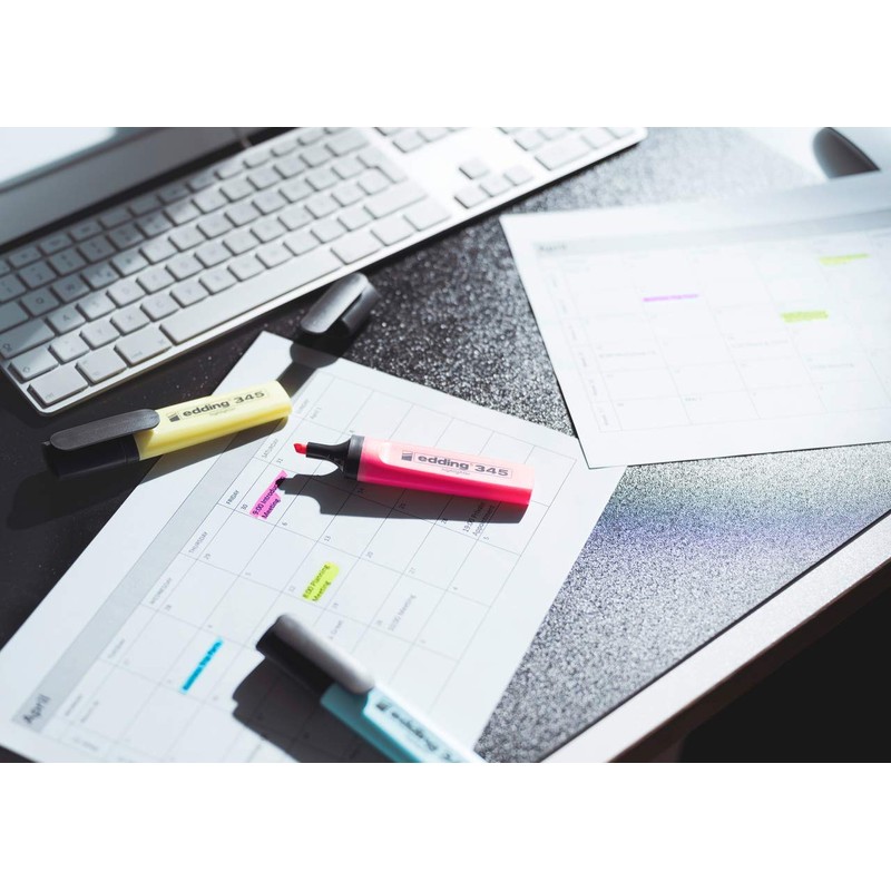 edding Textmarker edding 345 copylighter, refillable, silver grey