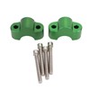 Pair Motorcycle Handlebar Clamp Riser 30mm Height CNC Aluminum Alloy