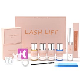 Lash Lift Kit - Eyelash Perm Kit - Lash Curling Eyelash Extension Set - Semi-Permanent Curling Lifting Perming Wave Suitable for Home Use