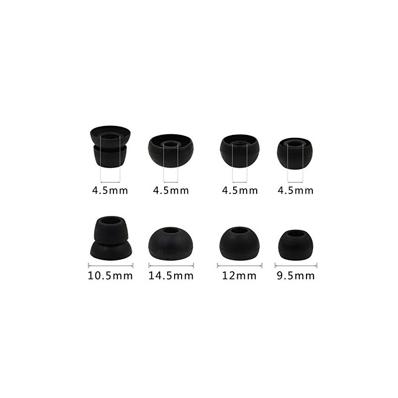 ALXCD Ear Tips for PB2 Powerbeats 3 Headphone, S/M/L 3