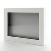 8x8 Shadow Box White Solid Pine Wood Picture Frame with