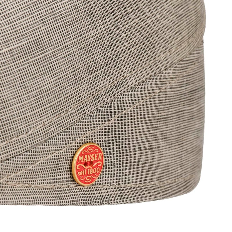 Mayser Delian UV Protection Flat Cap Cotton Cap Peaked Cap