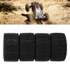 4 Pcs 1/10 RC Snow Tires Set with Wheels Strong