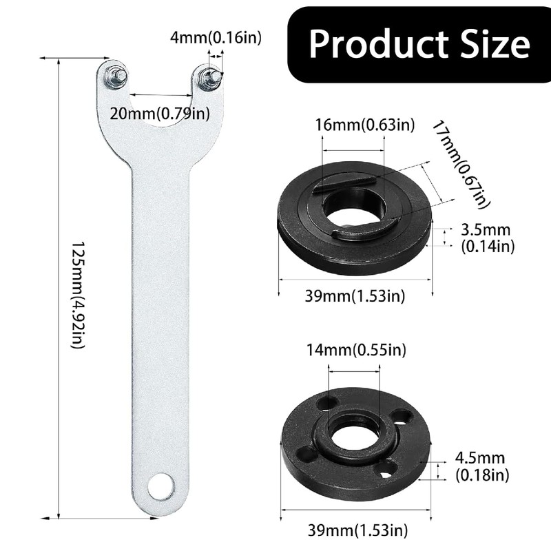 Quick Release Nut for Angle Grinder,M14 Thread Self Locking Locking