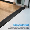 Orechic 4″Wide Sturdy Thicken Aluminum Threshold Strip, Stylish Floor Transition