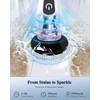 Electric Spin Scrubber for Cleaning Bathroom: Cordless Power Shower Scrubber