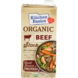 Kitchen Basics Organic Beef Stock 32 Oz (Pack of 12)