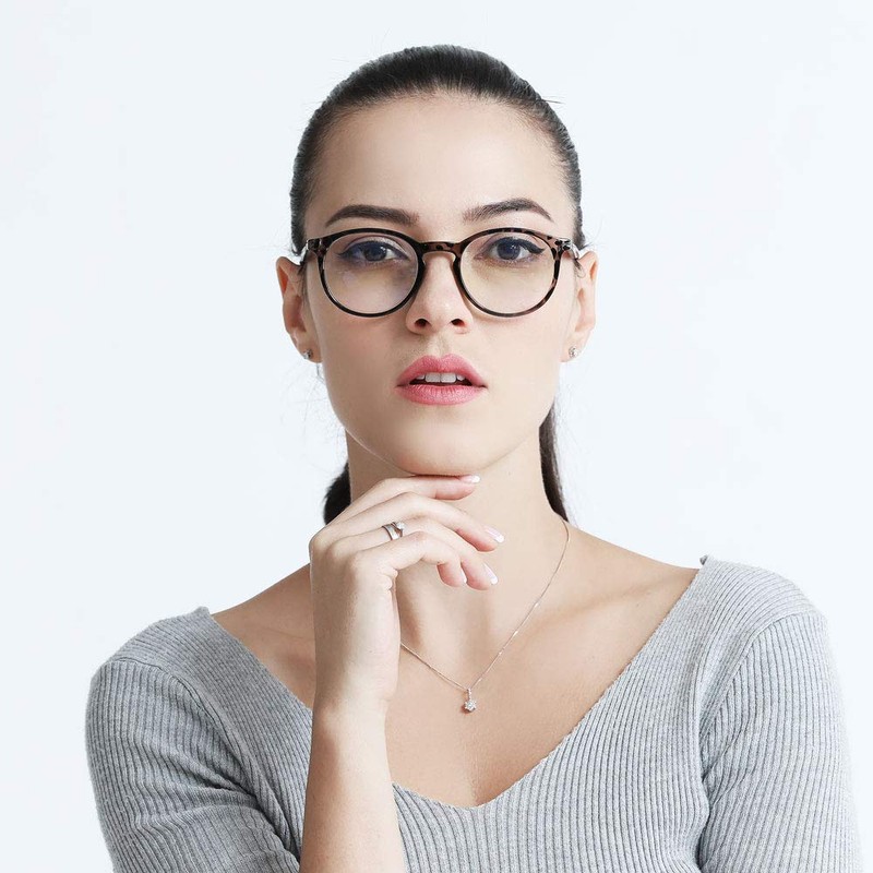 Suertree Blaulicht Brille Blaulichtfilter Lesebrille Federscharnier Computerbrille Anti Ermüdung Brille