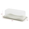 Signoraware Butter Dish with Lid -Butter Keeper Container with Clear