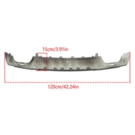 labwork Matte Black Front Bumper Skid Plate Lower Valance Molding Trim ML34-17F771-ACW Replacement for F150 2021-2023