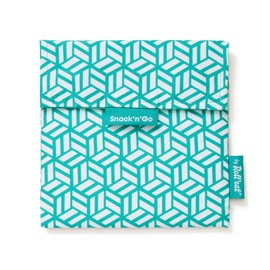 Roll'eat - Snack'n'Go Tiles | Reusable Ecological Sandwich Bag BPA Free, Green