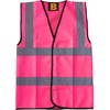 Bright Pink High Visibility Vest with White HORSE TRAINING -