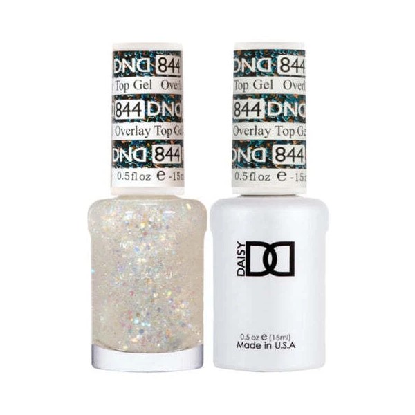 DND Duo Matching OVERLAY GLITTER TOP GELS - #844