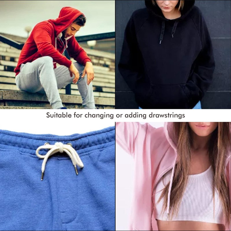 9Pcs Drawstring Threader Tool Set, Including 2 Sewing Loop Turner