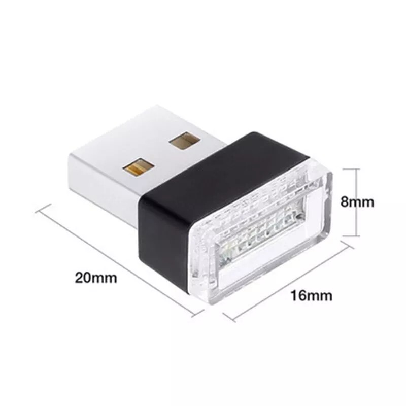 Unbranded 2x Yellow USB-Powered Night Light Car/Laptop/Cha