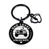 New Dad Keychain Dad Level Unlocked Keychain Fathers day Christmas