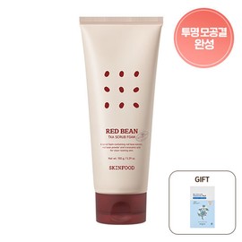 Skinfood [Skinfood] Red Bean Tranexamic Acid Scrub Foam (150g) + Gift Blue Chamomile Mask 1 Sheet / [스킨푸드] 레드빈 트라넥사믹애씨드 스크럽 폼 (150g) +증정 블루캐모마일 마스크 1매