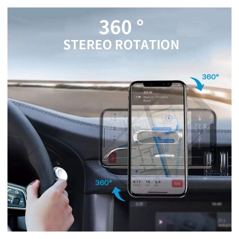 Magnetic Car Phone Holder, Powerful Magnet Mount for Dash, Sticks