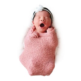 Newborn Photography Props Stretch Newborn Photography Wrap Blanket for Baby Boys Girls Posing Photo Shoot Props