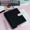 A5 PU Leather Binder 6 Ring Notebook, Lychee Pattern Refillable