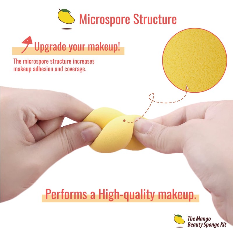 ARIANA THE MANGO BEAUTY SPONGE KIT - GREEN MANGO SPONGE