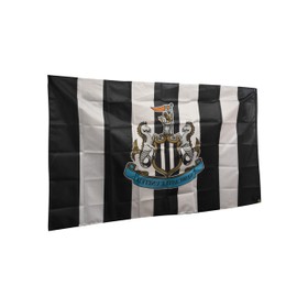 Hy-Pro 公式ライセンス品 ニューカッスル・ユナイテッドFC クレストフラッグ 5フィート x 3フィート – NUFC、フットボールフラッグ、ニューカッスルFC、ニューカッスルユナイテッド商品、ニューカッスル・ユナイテッドギフト