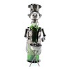 BBQ Barbecue Chef Metal Wine Bottle Holder Character
