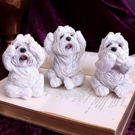 Kilts Wi Hae Three Wise Westies - Hear No, Speak No, See No Evil Figurines