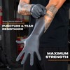GRIPXX Herkules Grip Heavy Duty 8Mil Black Nitrile Gloves,3D Raised