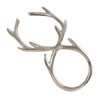 SARO LIFESTYLE Collection Antler Napkin Rings (Set of 4), Diameter: